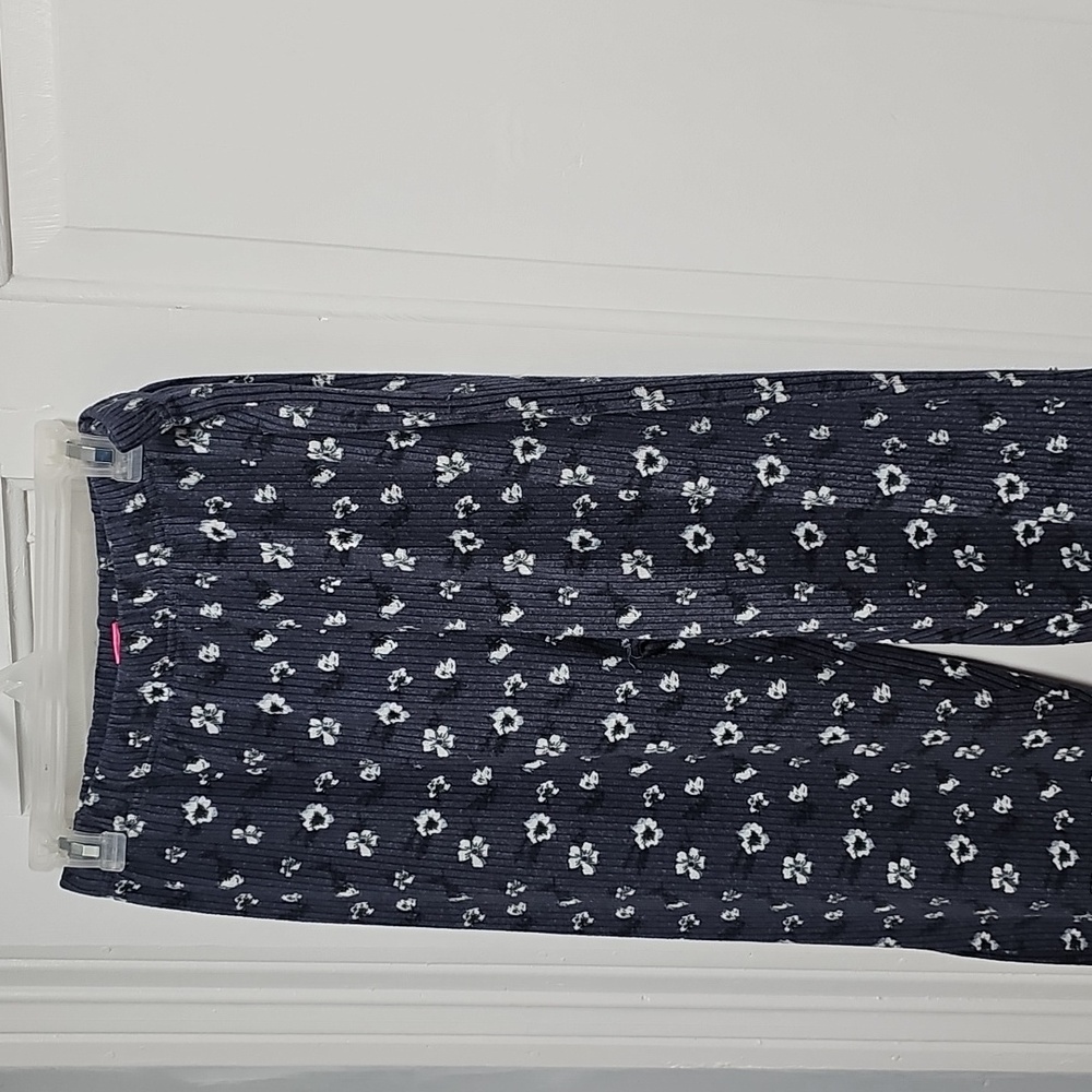 Isaac Mizrahi Dark Blue Floral Pajama Set - Picture 7 of 13